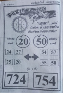 เลขเด็ดจับชุดสวยๆ หวยนอนมา งวดวันที่ 16/8/64